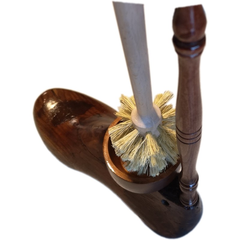 Vintage Shoe Last Toilet Cleaning Brush Holder Vintage Shoe Last Toilet Cleaning Brush Holder