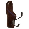 Antique Hardwood Shoe Last Coat Hanger Antique Hardwood Shoe Last Coat Hanger